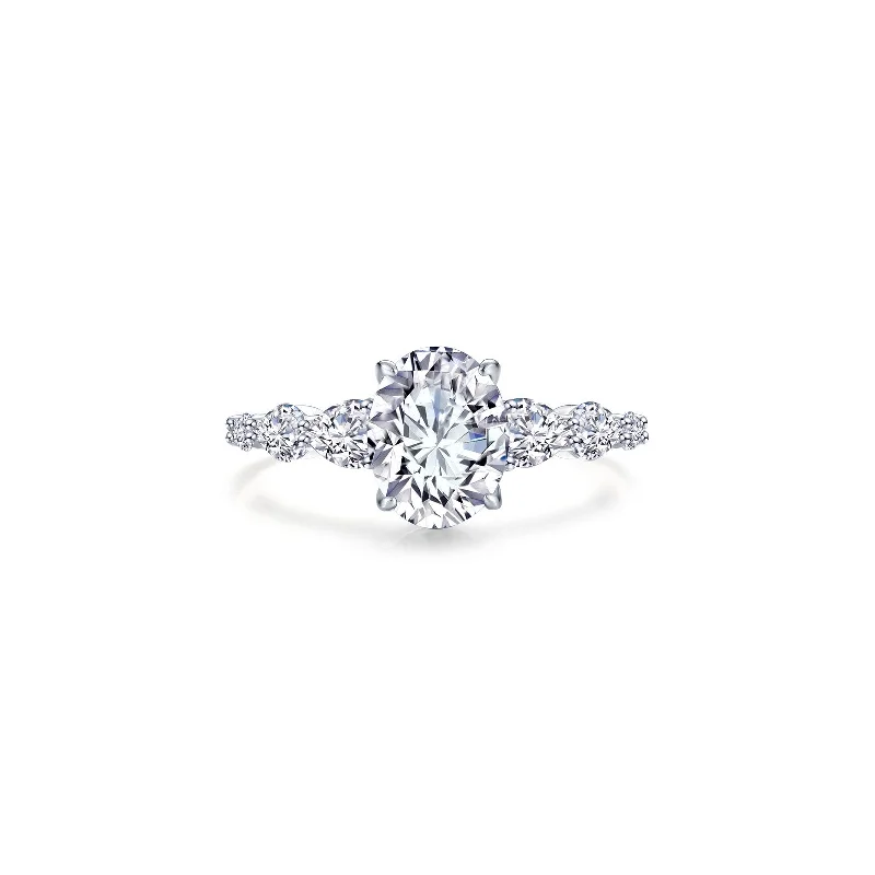 3.66 CTW Oval Solitaire Ring