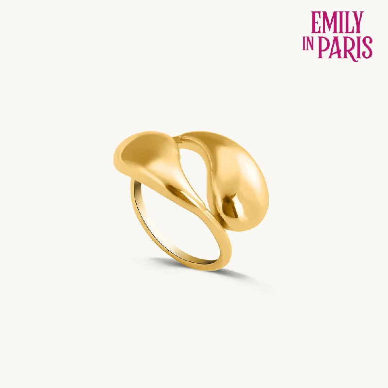 Gold Plated Adjustable Finger ring