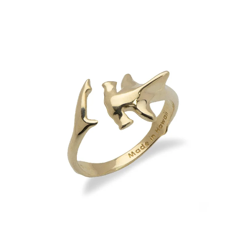 Hammerhead Shark Ring in Gold