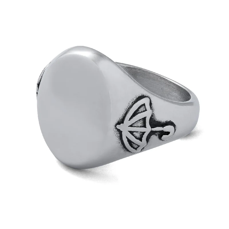 NO1NETWORK X STATEMENT Umbrella Signet Ring