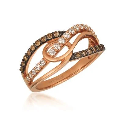 Strawberry Gold Le Vian Twist Ring