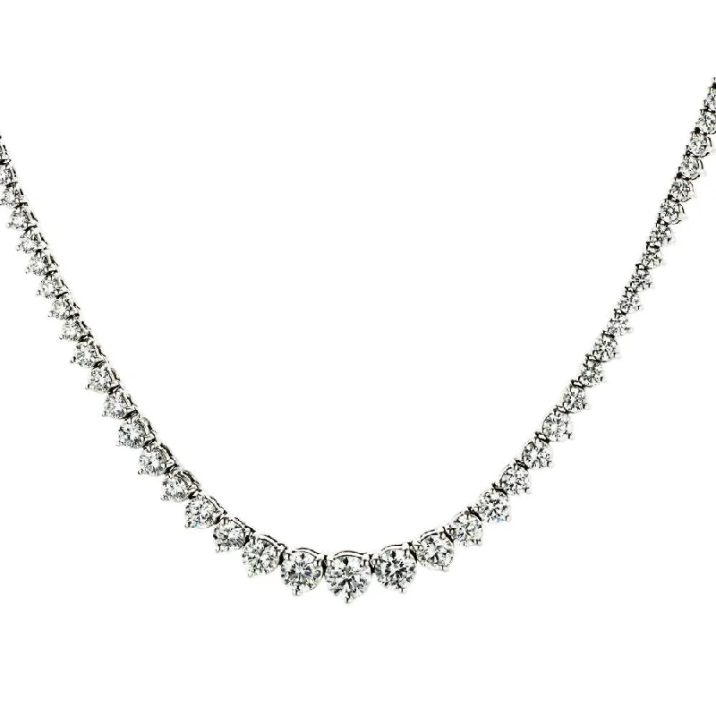 Riviera Lab Grown Diamond Tennis Necklace