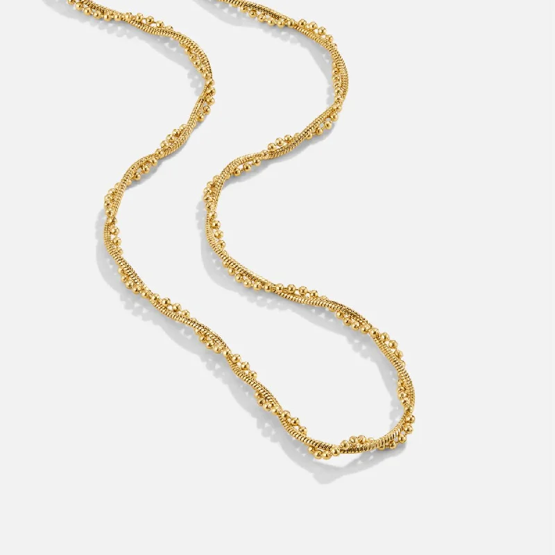 Amaya Twisted Gold Necklace