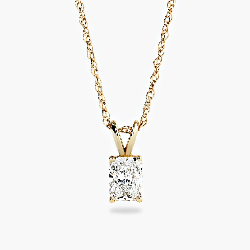 Basket Pendant - Radiant Cut 0.76ct G VS2 Lab Grown Diamond (RTS)