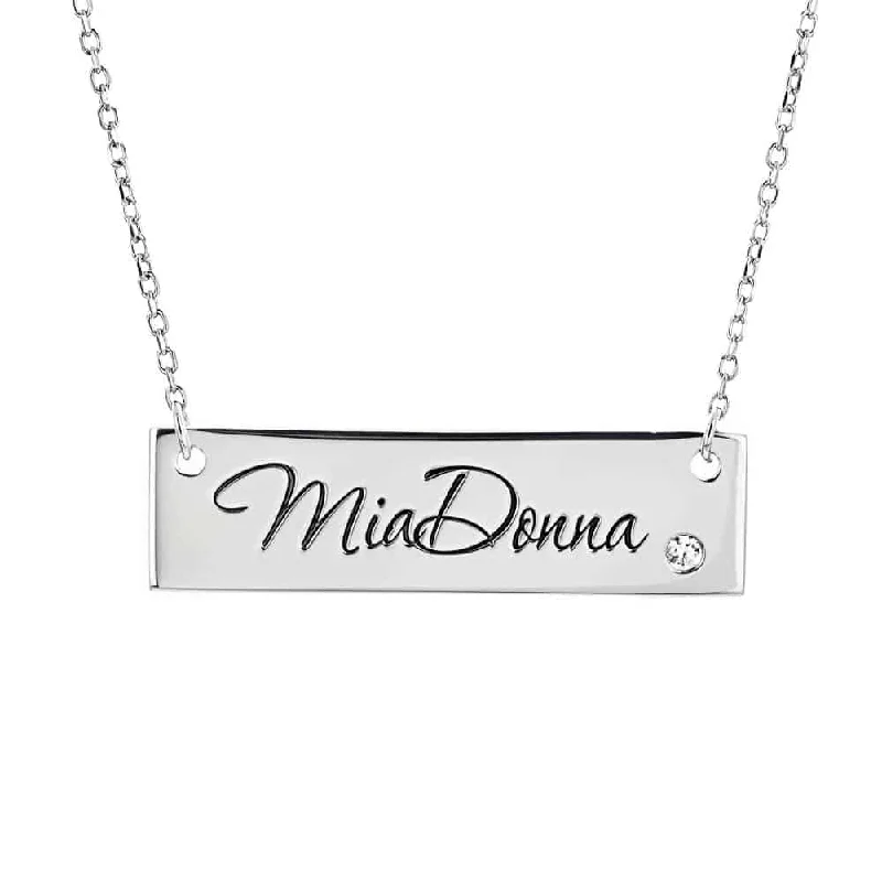 Engravable Bar 18" Necklace