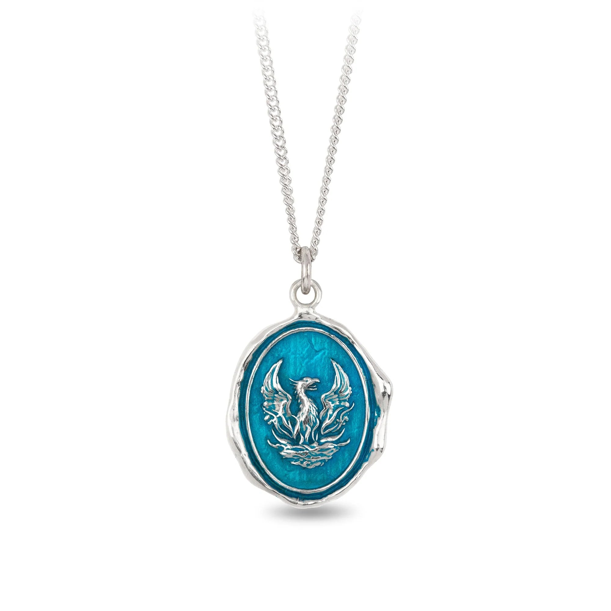 Fire Within Capri Blue True Colors Talisman Necklace