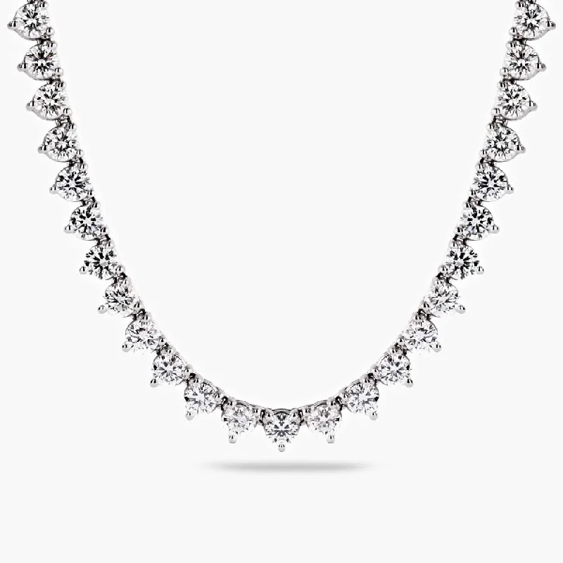 Lab Grown Diamond Tennis Necklace - 18.31ctw (RTS)