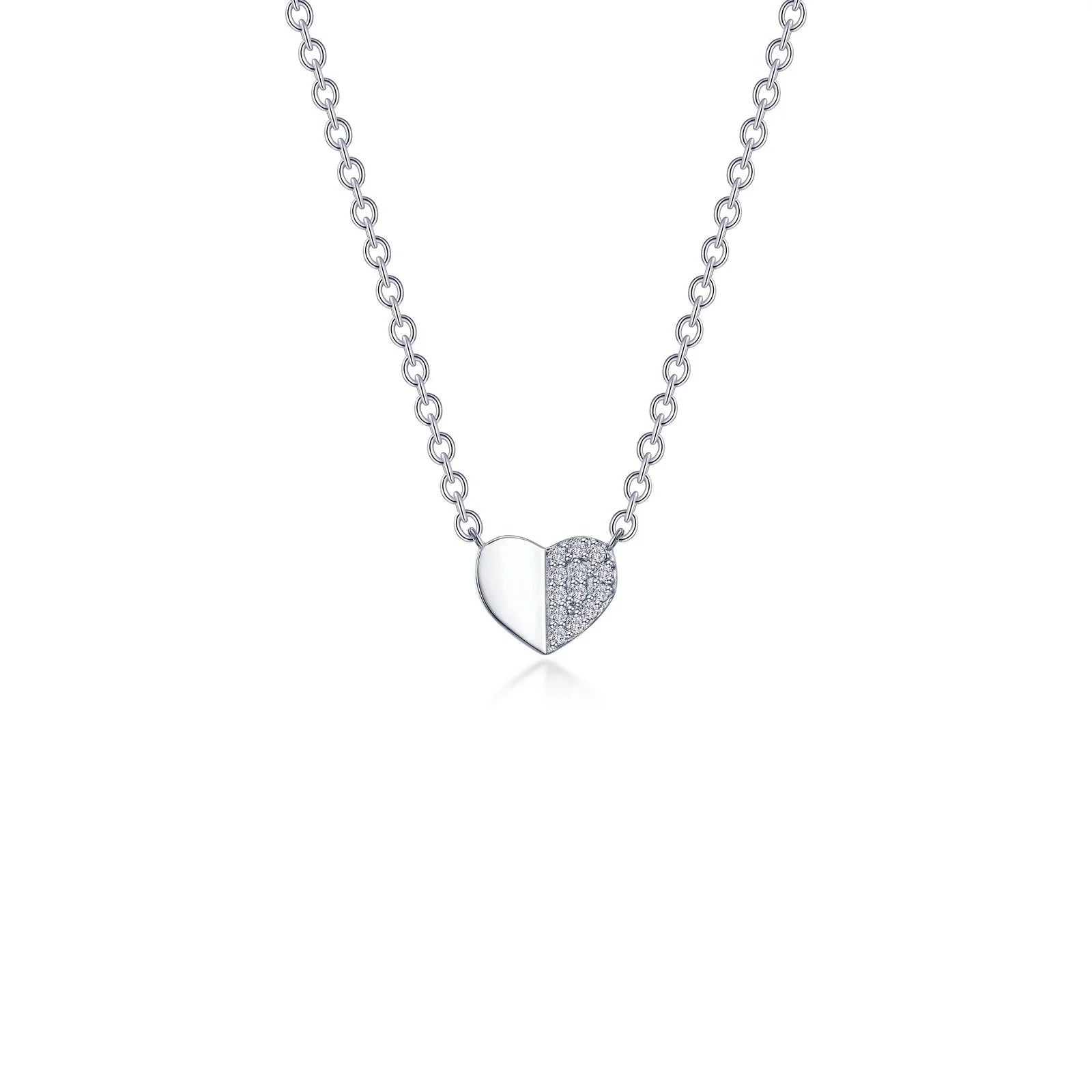 Lafonn Simulated Diamond Heart Necklace N2027CLP20