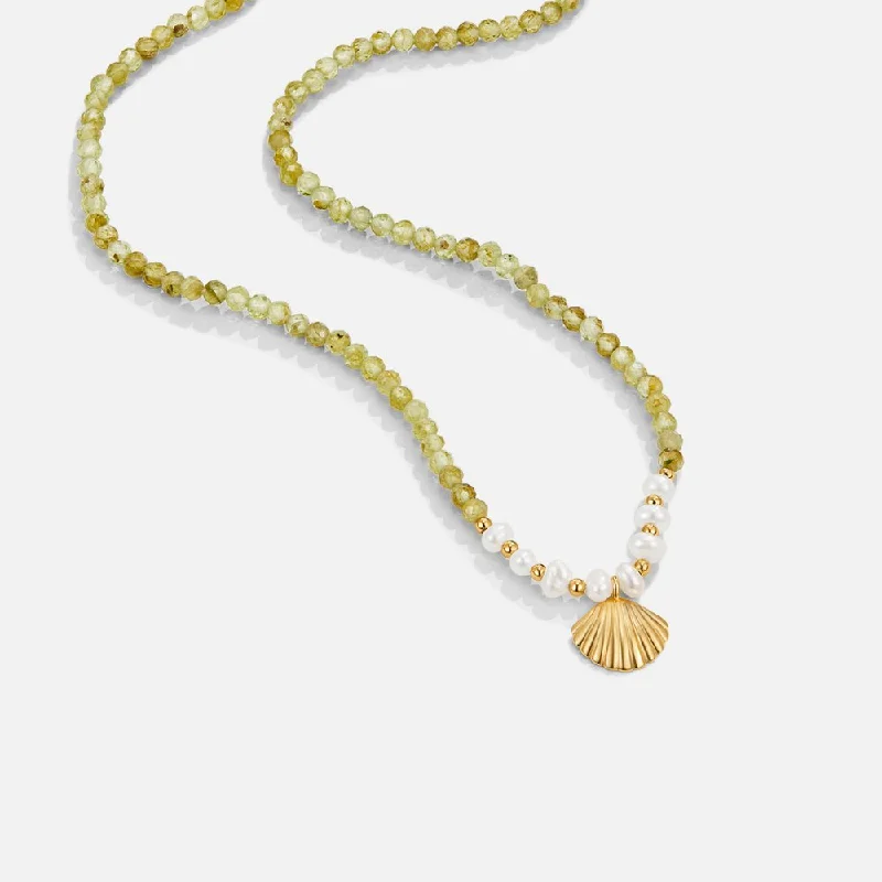 Luca Pearl & Seashell Bead Necklace