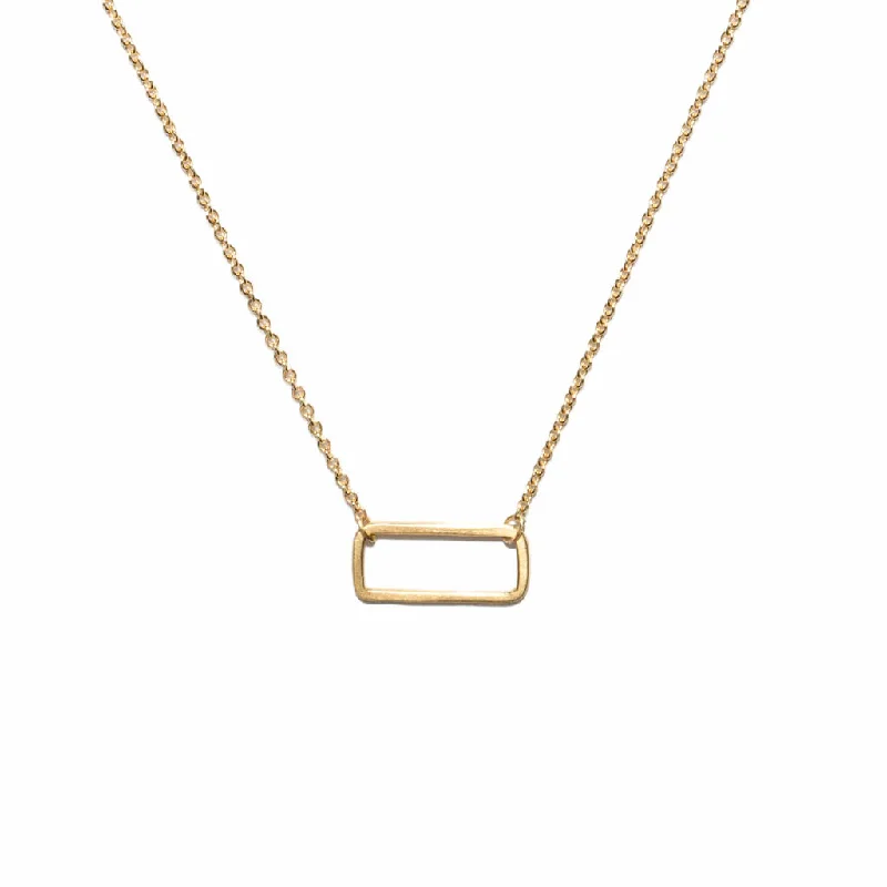 <!--NK884-->mini rectangle necklace