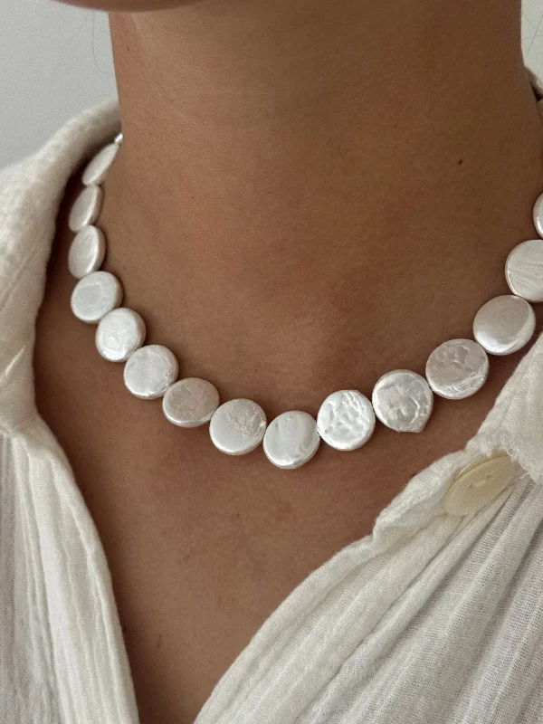 PEARL COIN NECKLACE