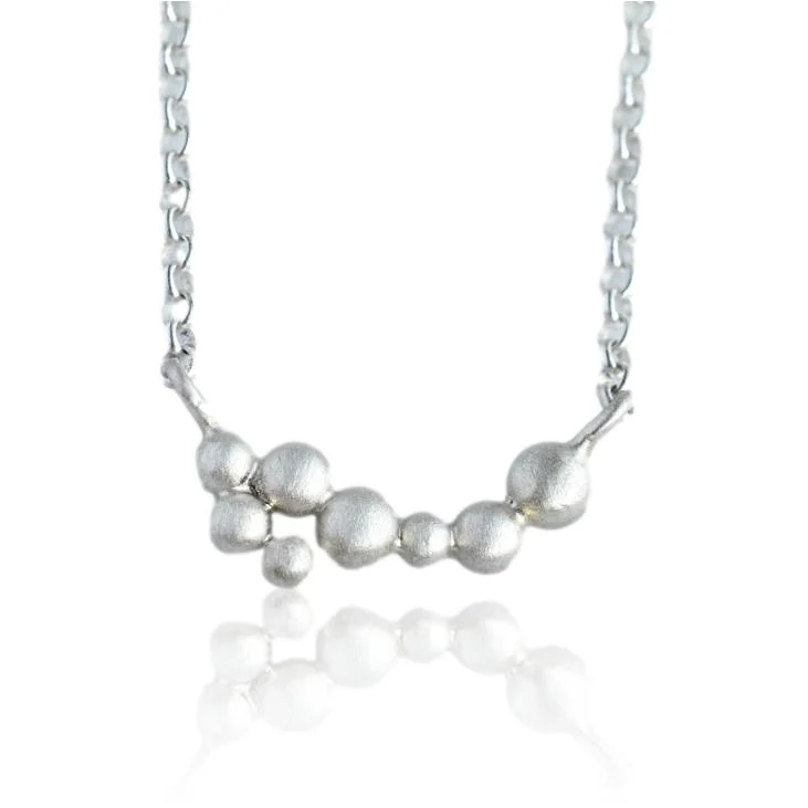 Salted Bar Necklace | Silver