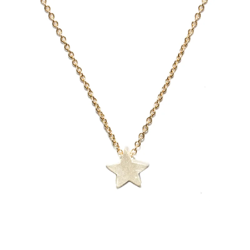 <!--NK165-->star button necklace