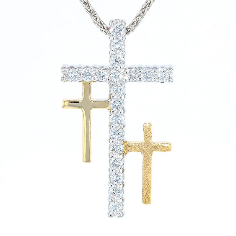 "Resurrection" Diamond Cross