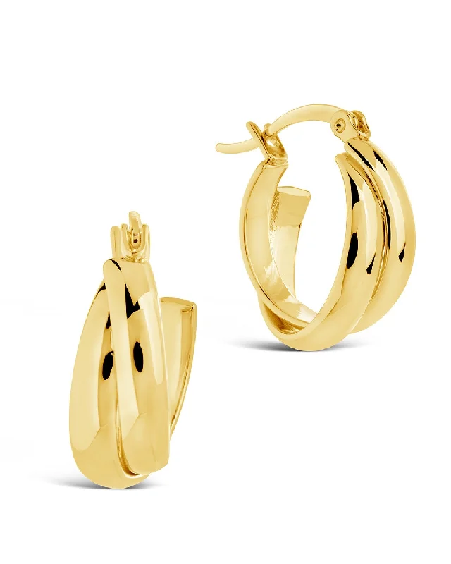 Claire Twist Hoop Earrings