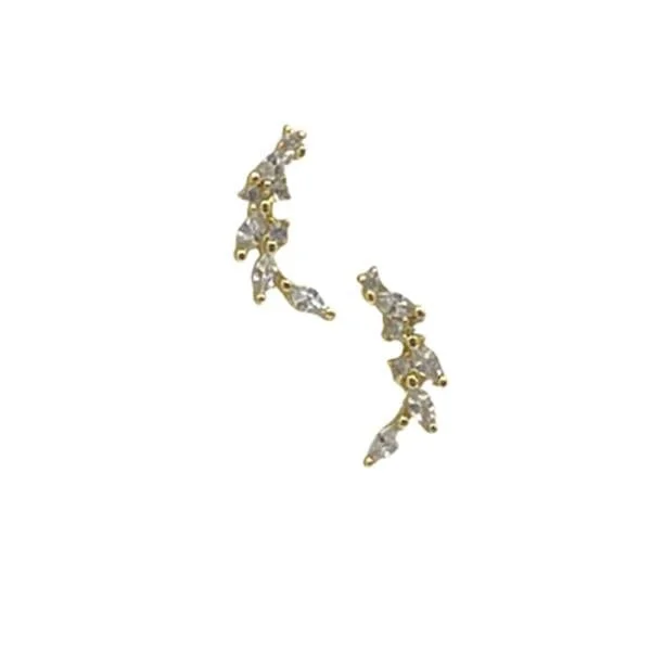 CZ Delicate  'Crawler' Post Earring (EGP4505)