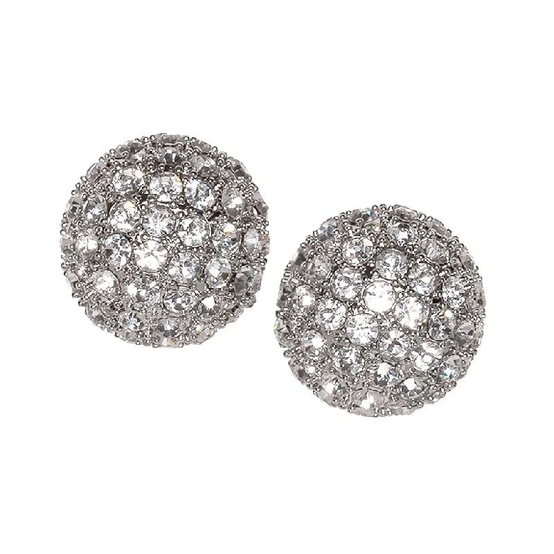 Disco Ball Clip Earrings