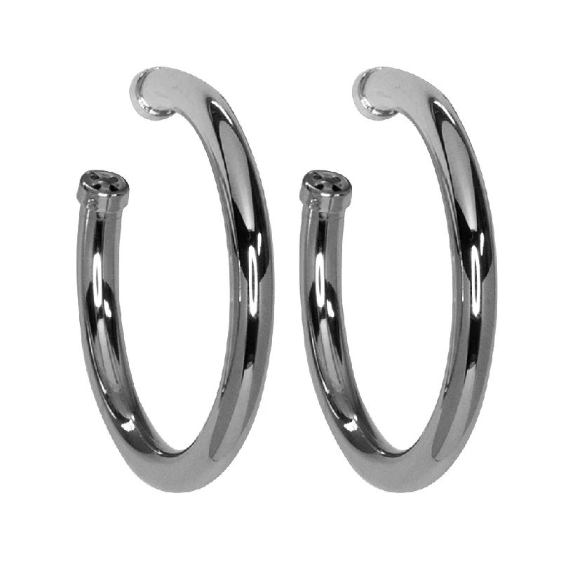 Large Hoop Pierced Earrings