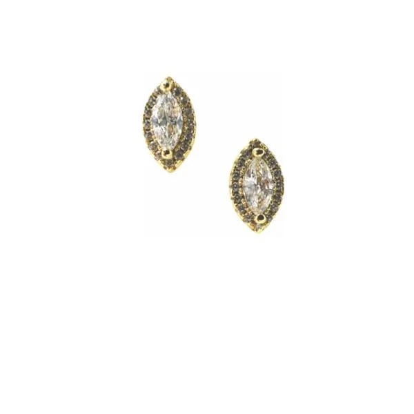 Marquise Shaped CZ Post Earring (EGP5840)