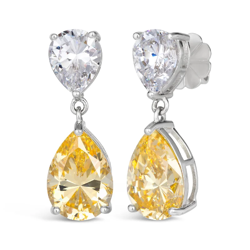 Miranda 5 Carat Canary Drops by Kathy Hilton