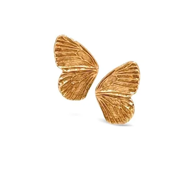 Natural Bronze Butterfly Post Earrings (EGP4BFLY)