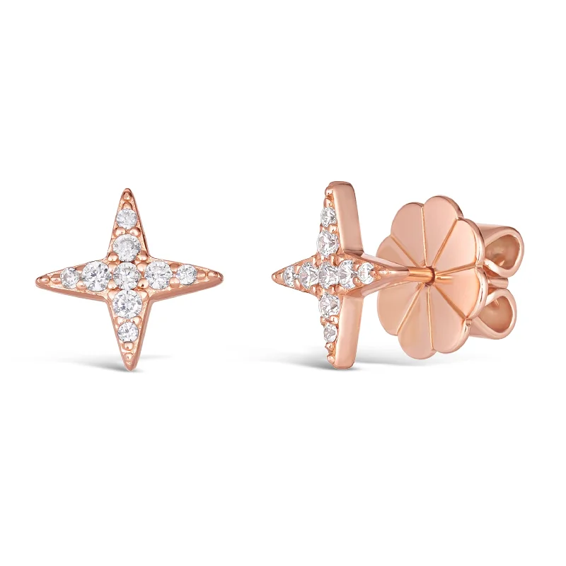 Olivia 75 Rose Gold X Studs