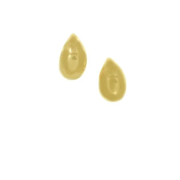 Plated Gold Teardrop Post Earring (EGP4800/S)