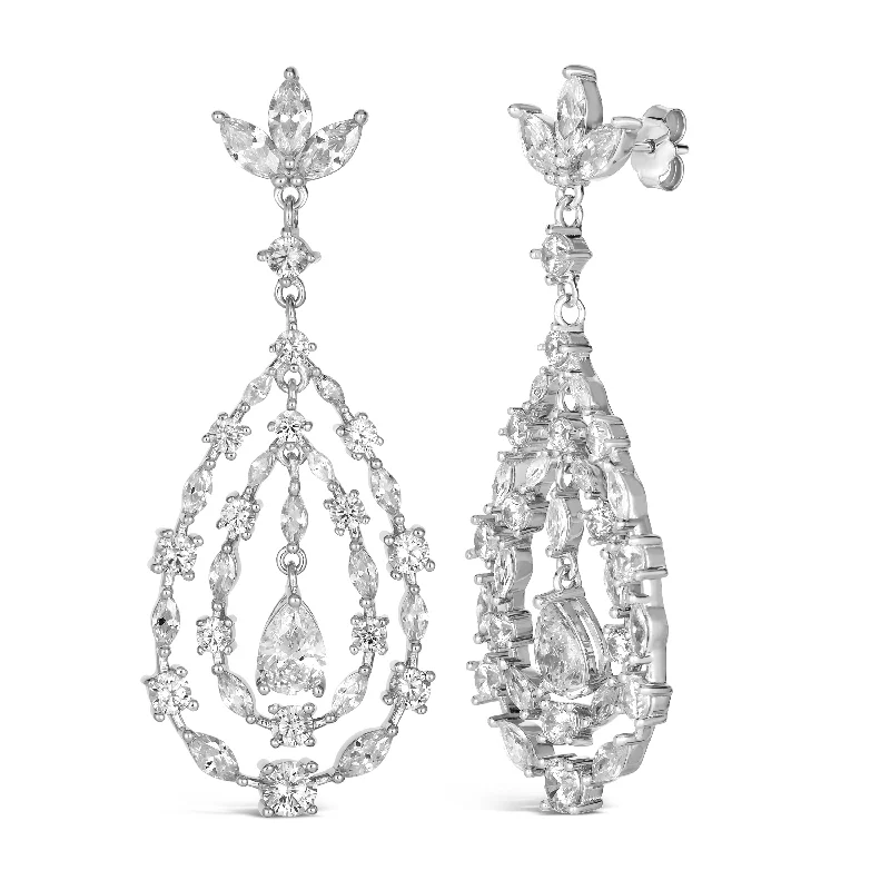 Retro Glamour Chandelier Earrings by Kathy Hilton