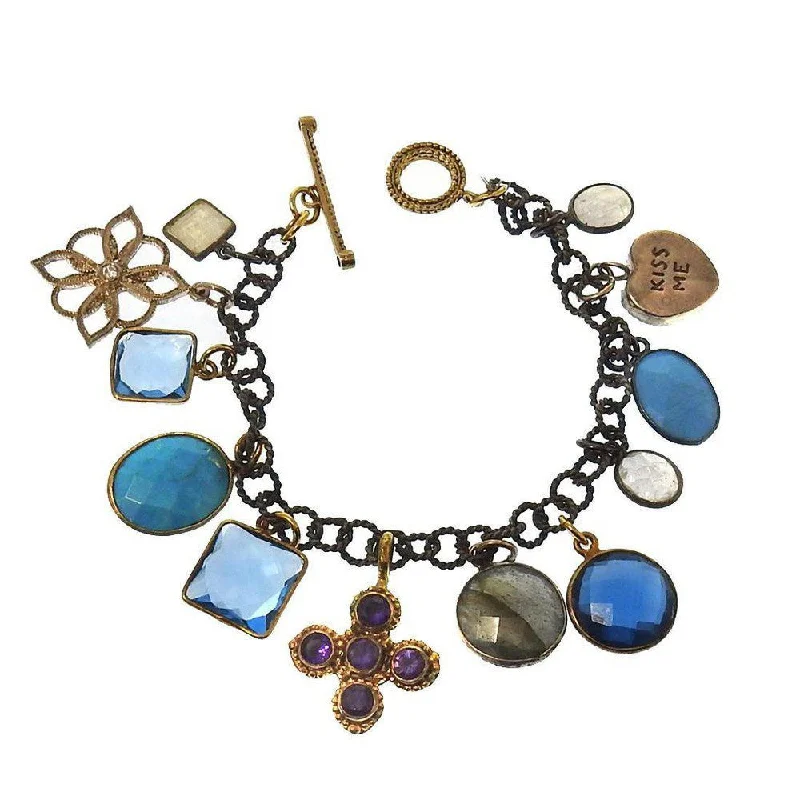 Charm Bracelet Blue Mood