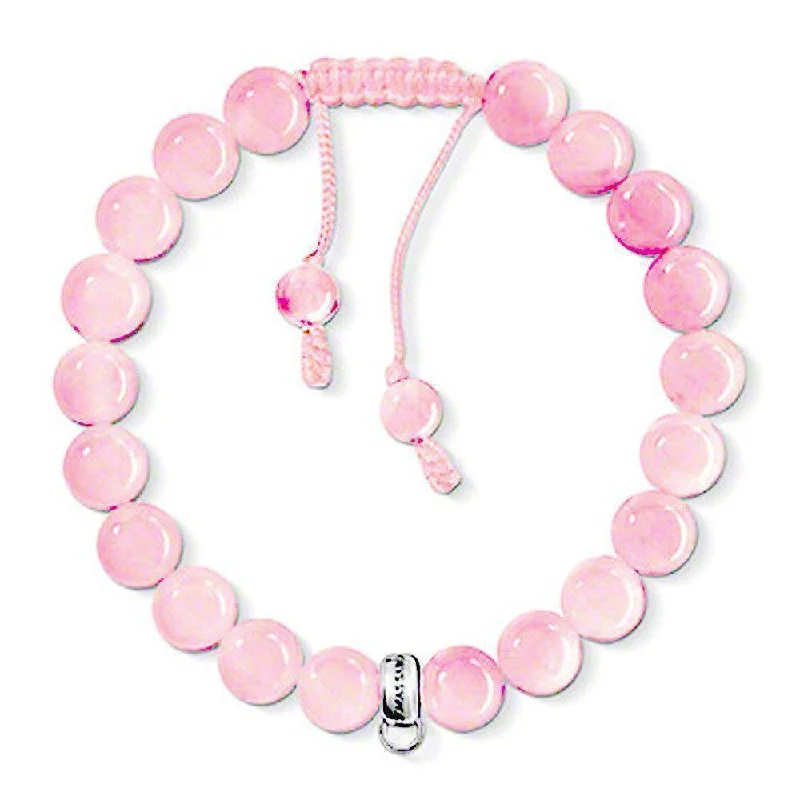 Charm Bracelet Rose Quartz