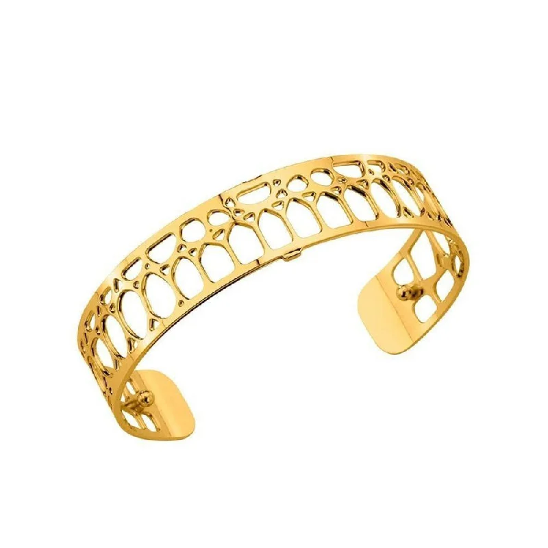 Crocodile 14mm Cuff in Gold