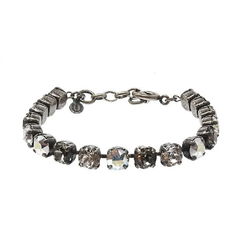 Crystal Tennis Bracelet Grey