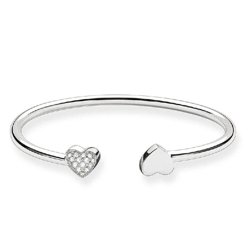 Cuff Bracelete with hearts