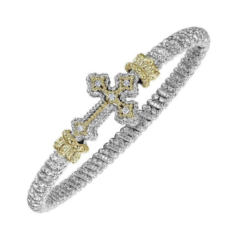 Diamond Cross Bracelet