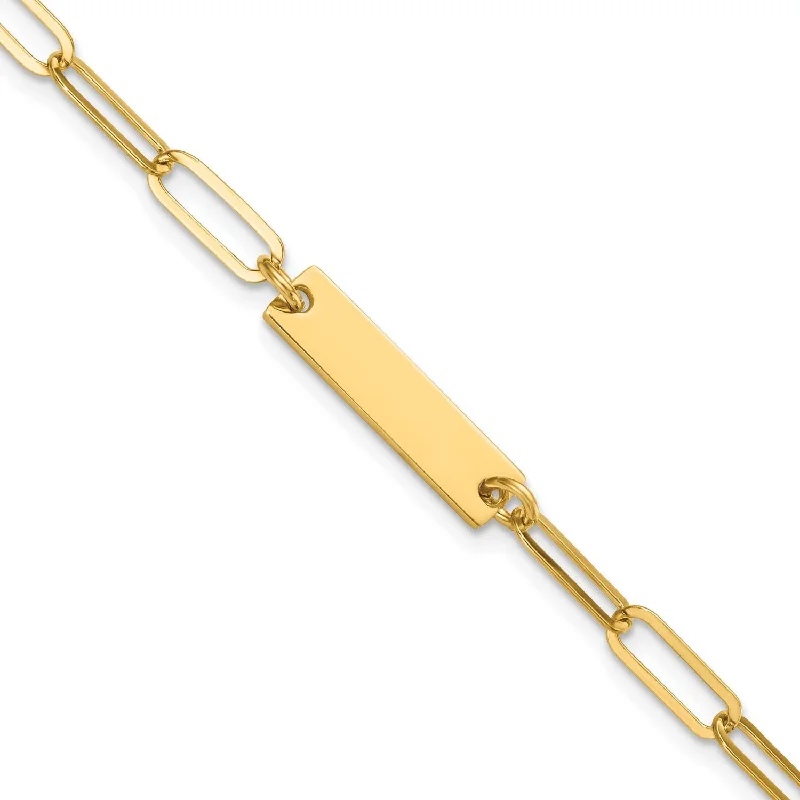 Gold Plated Sterling Silver 8-inch 5MM ID Bracelet