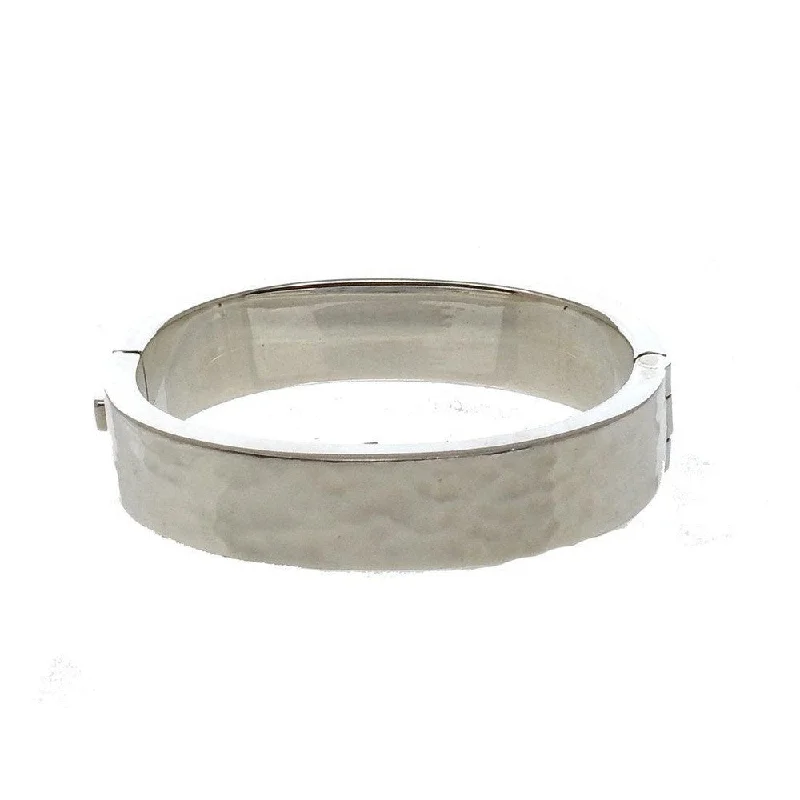 Hammered Hinged Bangle