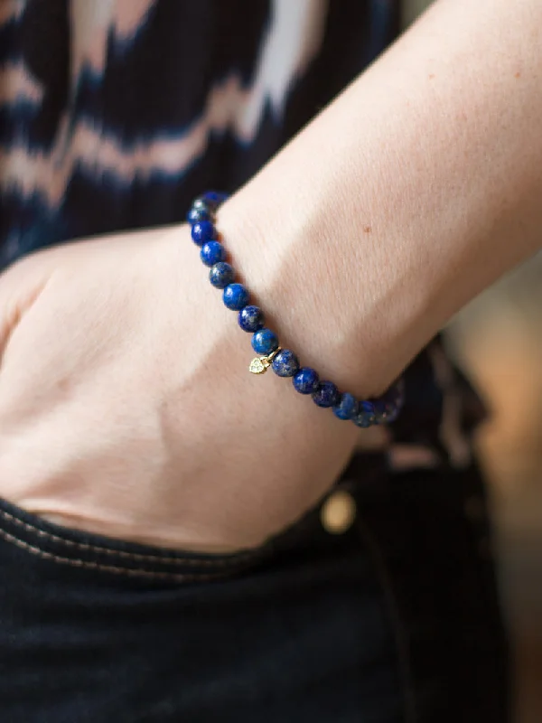 Heart Bracelet - Lapis