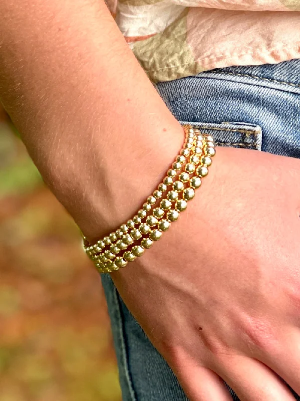 Honey Bee Beads Bracelet - Gold