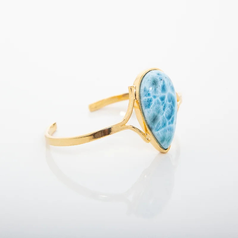 Larimar Vermeil Cuff Elba