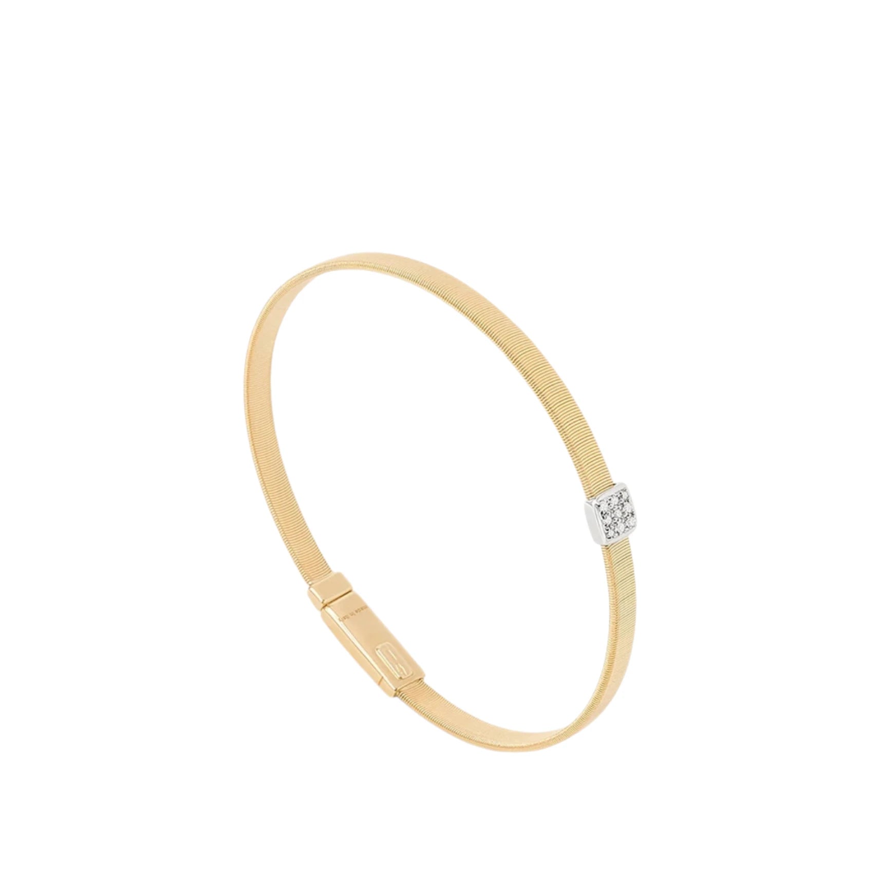 Marco Bicego® 'Masai' Gold and Diamond Single Station Bracelet