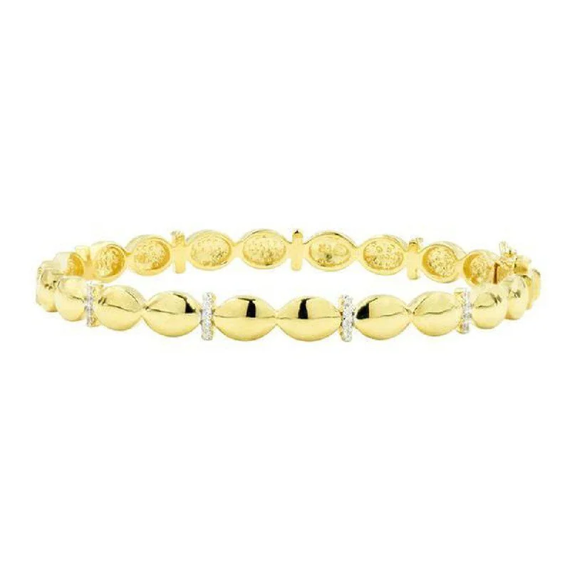 Modern Gold Bangle