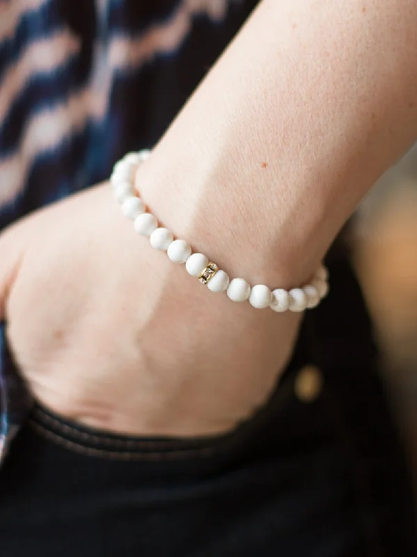 Sparkle Bracelet - Howlite