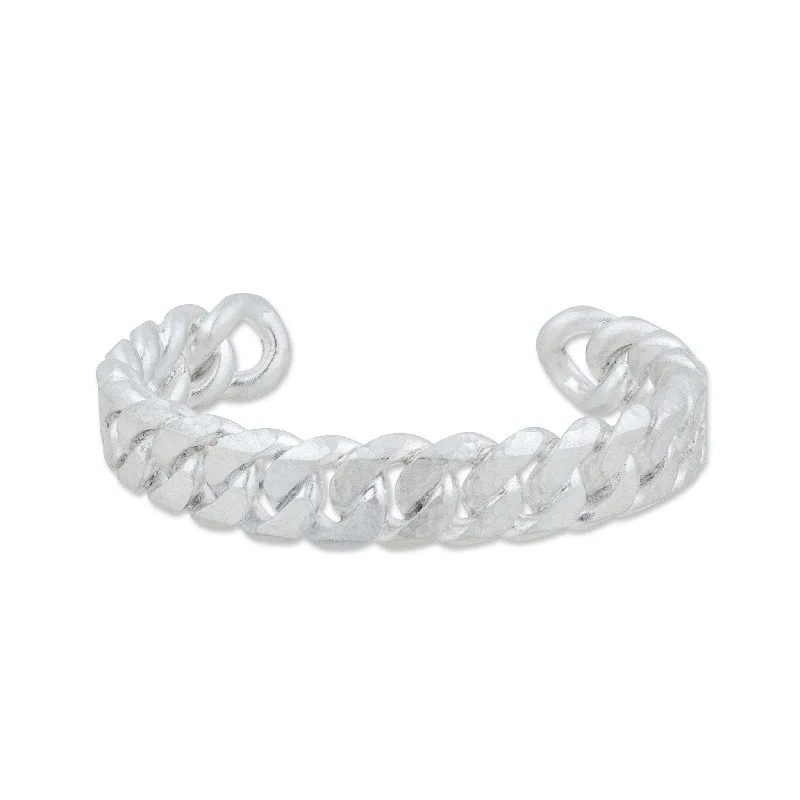 Lika Behar Sterling Silver Chain Cuff Bracelet