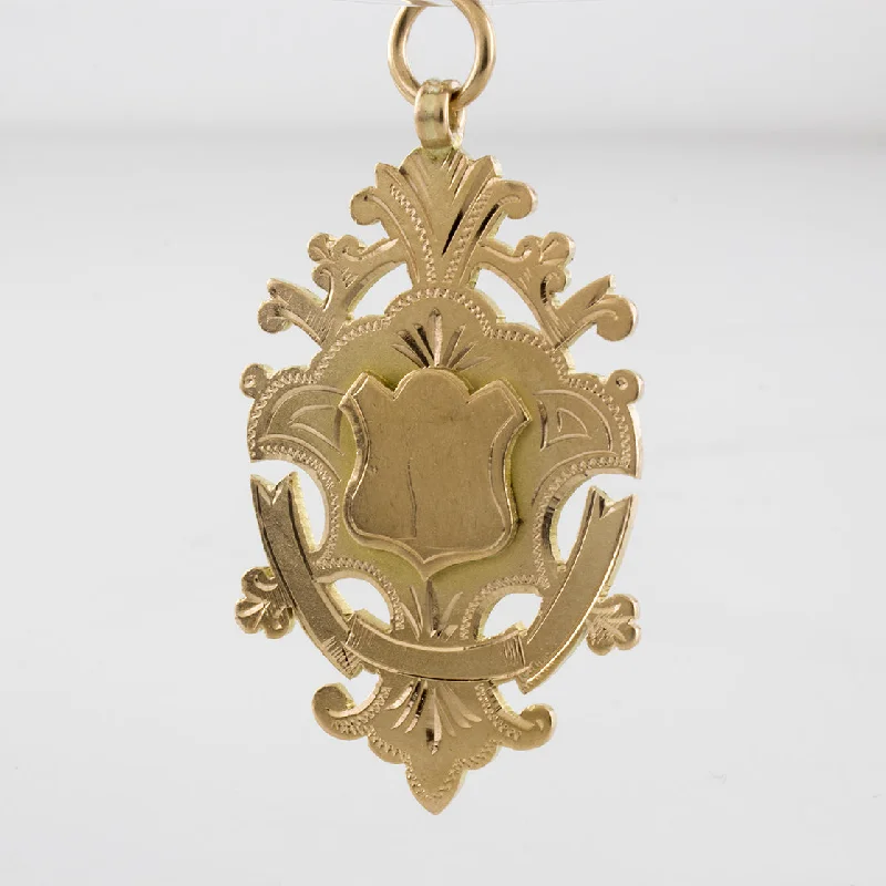 Edwardian Era Badge Pendant