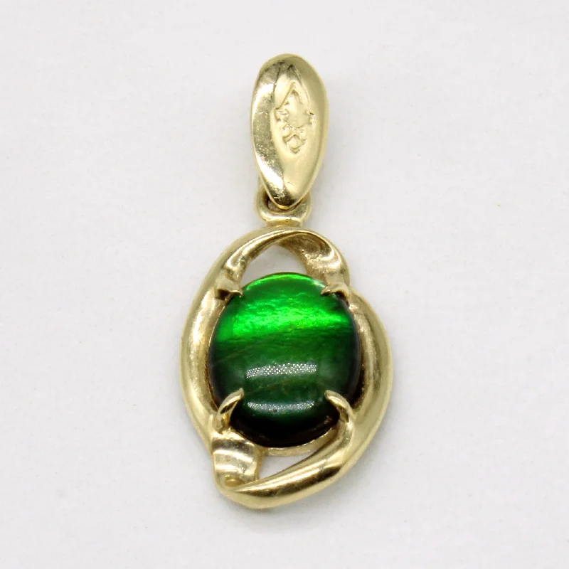 Ammolite 14k Pendant | 1.00ct |