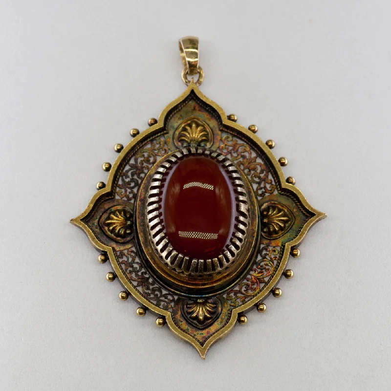 '100 Ways' Carnelian Cabochon Pendant | 11.25ct |