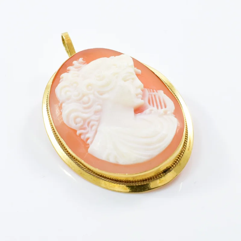 Convertible Cameo Pendant & Brooch | 10.00ct |