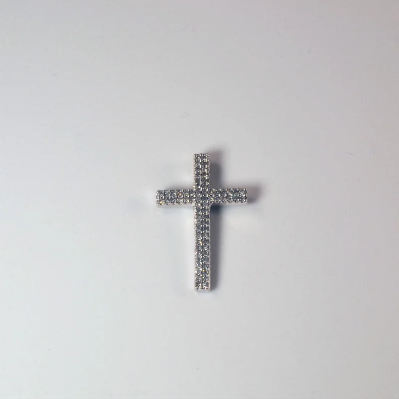 Pave Diamond Cross Pendant | 0.33ctw |