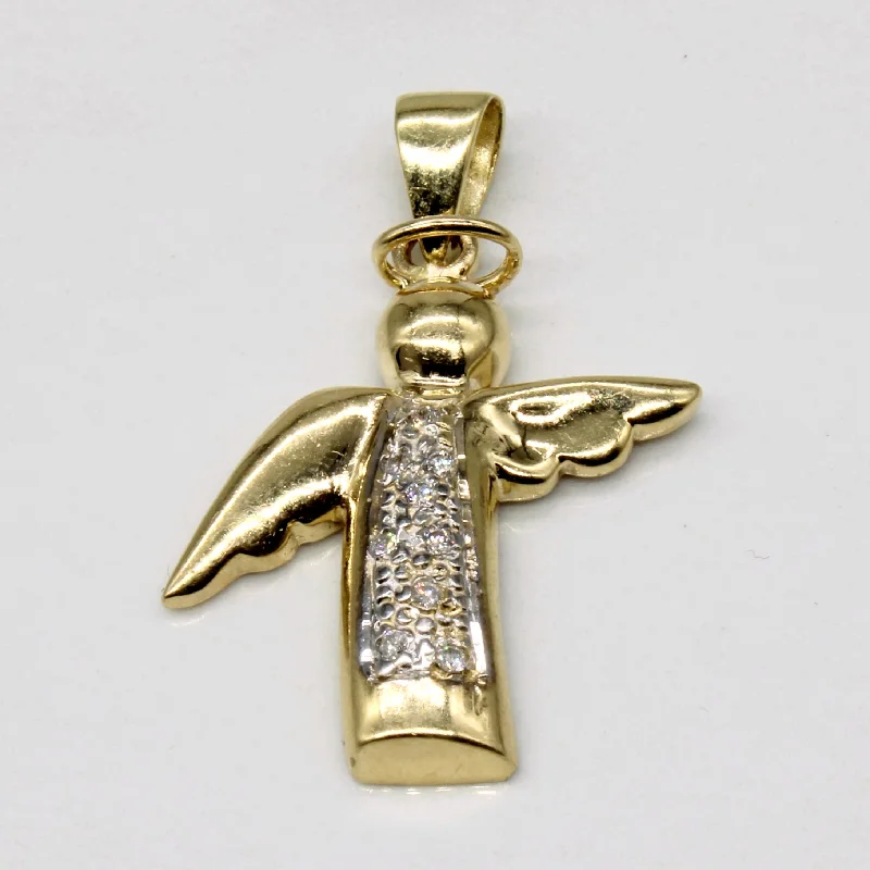 Diamond Angel Pendant | 0.07ctw |