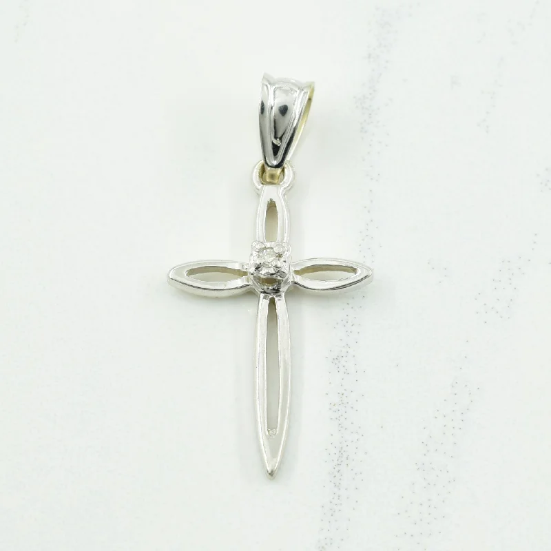 Diamond Cross Pendant | 0.005ct |